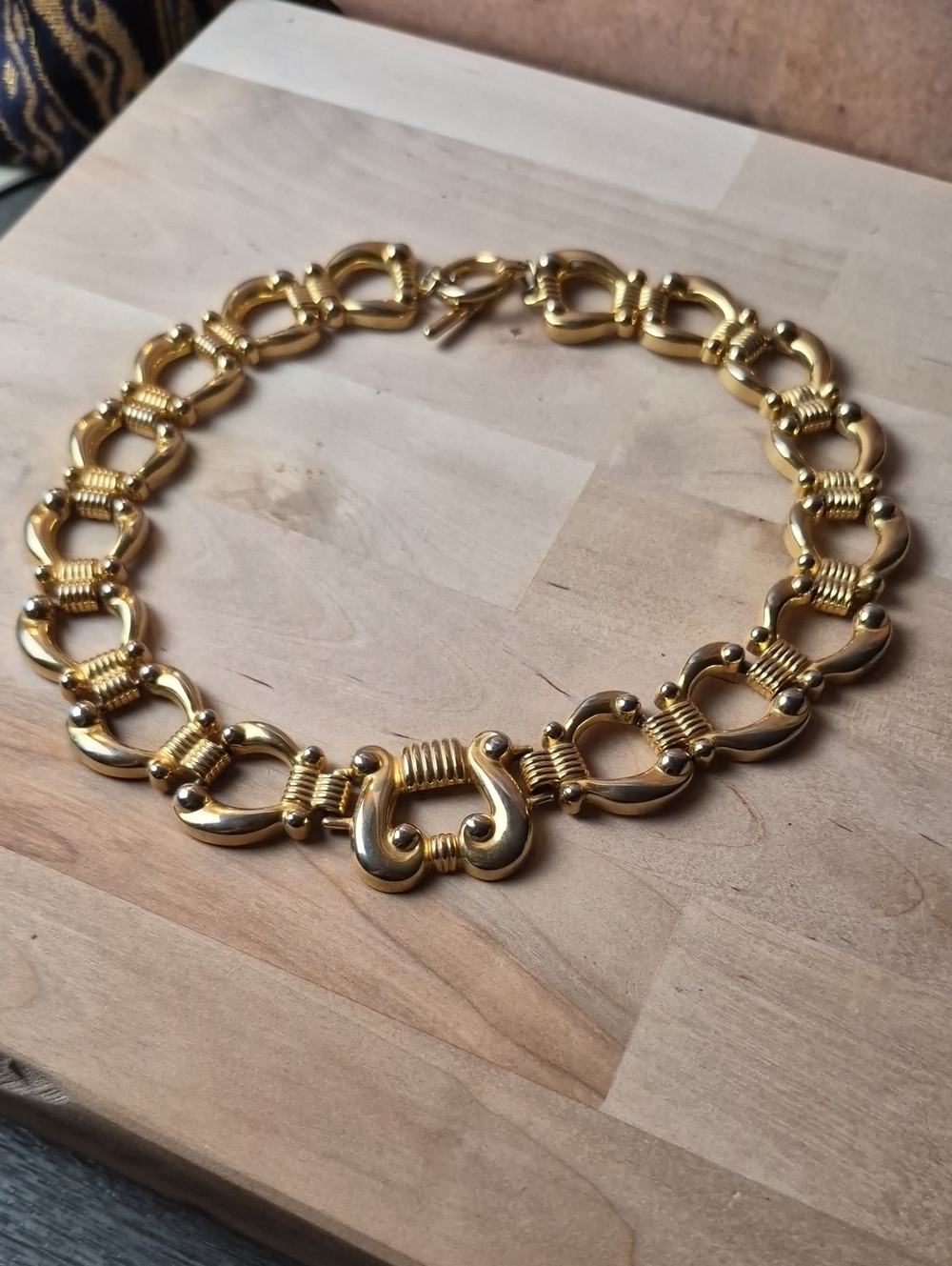 Chunky Gold-Link Statement Necklace - Women Jewelry